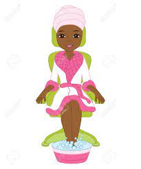 Don't hesitate to call body & soul salon & day spa in denver, co. Vector African American Spa Girl Doing For Pedicure Vector Spa Royalty Free Cliparts Vectors And Stock Illustration Image 79642274