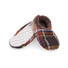 Snoozies Mens Plaid Snoozies Slippers