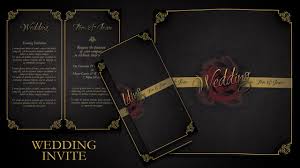 Get creative with the title and border! How To Make Simple And Elegant Wedding Invitations In Photoshop Youtube