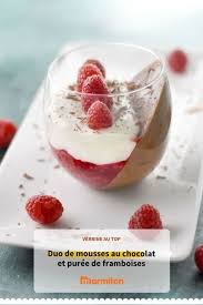 Verrine Mousse Aux 2 Chocolats Et Framboises Recette Mousse Au Chocolat Recette Verrine Recette Dessert