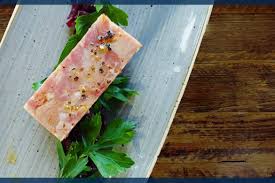 A basic but delicious ham hock terrine. Recipe Local Ham Hock Terrine With Pickled Red Cabbage Parsley Salad A Little Bit Of Stone