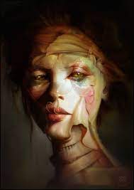 Unique Beauty By Algalad On Deviantart Surrealism Painting Digital Portrait Unique Art