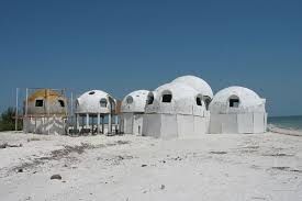The forces of nature combined to leave the house standing in the sea, slowly falling apart. 20 Cape Romano Ideas Dome Home Dome House Marco Island
