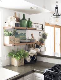 How To Decorate Kitchen Shelves Kitchen Shelf Decor Open Kitchen Shelves Kitchen Shelves Styling