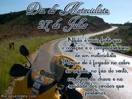 This is dia do motociclista by igor viegas on vimeo, the home for high quality videos and the people who love them. Feliz Dia Do Motociclista 27 De Julho Mensagens Lindas