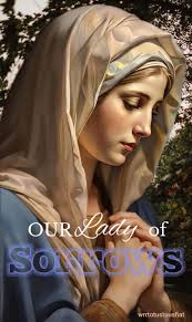 In the evening, I saw the Lord Jesus upon the cross. From His hands, feet  and side, the Most Sacred Blood was flowing. After some time, Jesus said to  me, "All this