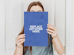 Download Girl Holding Poster Mockup Mockup Love PSD Mockup Templates