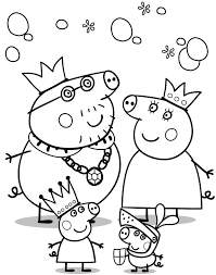 This selection of completely free peppa pig coloring pages is a great choice for little children. Drawing Peppa Pig 43994 Cartoons Printable Coloring Pages