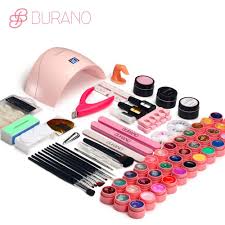 Burano New 2017 Professional Gel Polish 36 Colors Uv Gel Nail Tools Set Nail Kit Manicure Set 009 Pink Uv Gel Nail Polish Uv Gel Nails Gel Nails