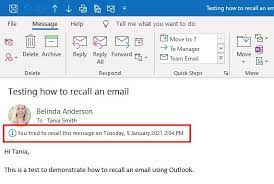 Open the message you want to recall (double click to open it), click actions > recall this message. How To Recall Email In Outlook The Training Lady