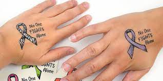 Beautiful lung cancer awareness tattoo design. Small Lung Tattoo Tattoo