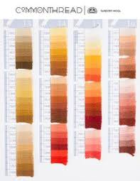 12 Methodical Dmc Tapestry Wool Colour Chart