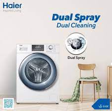 A Fluff Free Wash With Haier Washing Machine Washing Machine Laundry Graphic Design Haier Washing Machine