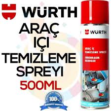 Wurth Arac Ici Temizleme Ve Kopuk Temizlik Spreyi 500 Ml Fiyati