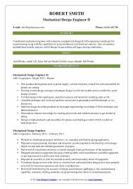I have also enclosed my resume along with this cover letter to give you more information on my background as a piping engineer. Mechanical Design Engineer Resume Samples Qwikresume
