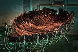 The remains of the boat, 27 feet (8.27 meters) long, 7.5 feet (2.3 meters) wide and with a maximum preserved height of 4.3 feet (1.3 meters), first appeared during a drought, when the waters of the sea (actually a gr. Boat Discovered In The Sea Of Galilee Thought To Be The Boat That Jesus Taught From Known As The Jesus Boat Galilee Israel Stock Photo Dissolve