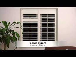 They can give any home a rural, rustic appeal, but they can be a great contrast in industrial chic settings. Choosing The Right Size Louvre Blade Or Slat For Your Interior Plantation Shutters Or Blinds Youtube