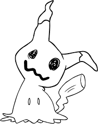 Mimikyu Pokemon Coloring Pokemon Coloring Pages Mimikyu