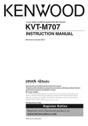 The id tag info shows when the song file is playing, but not in the list. Kenwood M707 Kvt Lcd Monitor Manual