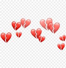 Heart Hearts Emoji Emojis Crown Red Tumblr Aesthetic Heart Crown Png Image With Transparent Background Toppng