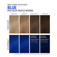 Auburn hair shade is a bright red hair color for the summer. Viral Vivid Blue Colorwash Shampoo For A Blue Tone Celeb