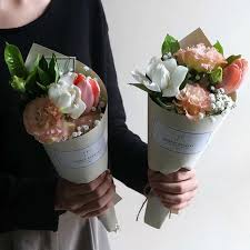 yiyu 法國粉色鬱金香 梔子花 滿天星 順風香檳桔梗 tableware