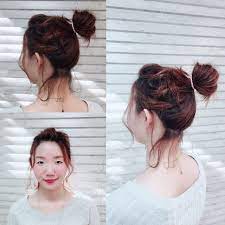 伸ばしかけ前髪をかわいくアレンジ やり方も解説します hair おだんごヘア 前髪アレンジ ロング ヘアスタイリング