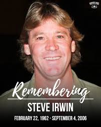 The beloved "Crocodile Hunter," Steve Irwin, tragically died 19 years ago  today at the age of 44. Steve loved animals, he loved his family, and he  loved life. His enthusiasm and passion