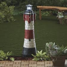 The deluxe stucco lighthouses are undoubtedly the finest lawn and garden lighthouse on the market today in both quality and authenticity. Solar Lighthouse Lawn And Garden Decor 43in H Solar Lights Garden Lawn Decor House Lighting Outdoor