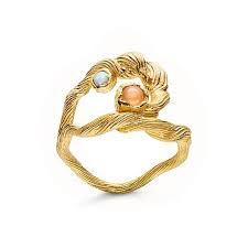 Du kan spare % på en masse forskellige items. Maanesten Curl Ring Guld 51 Salling Dk