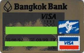 1 may 2021 until 31 dec 2021. Bank Card Bangkok Bank Visa Bangkok Bank Thailand Col Th Vi 0019