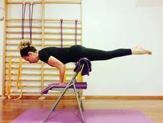 Chair Yoga Poses Practicing Peacock Pose Using A Chair Add A Blanket For Cushion And Yoga Mat On The Seat For Grip E Chair Yoga Yoga Asanas Chair Pose Yoga