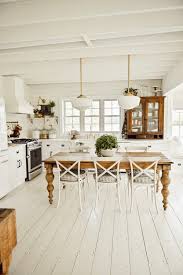 In this layout, upon entering the home, you walk through the living room into the dining room. Dining Table Kitchen Island Liz Marie Blog