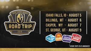Find out what vegas golden knights games to watch on tv today, tonight, and tomorrow? Vegas Golden Knights Announce Third Annual Vegas Golden Knights Road Trip