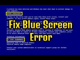 When a bsod occurs, your computer displays a bunch of text with a blue background on the screen. Fix Blue Screen Error Blue Screen Memory Management Error In Windows 7 8 Easiest Way Youtube