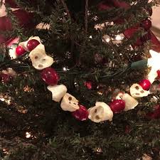 These beautiful little trees are a great decoration for both thanksgiving and christmas. Artificial Christmas Tree Garland Popcorn Cranberry Garland 6ft