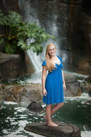 Pin By Debbie Knight On Waterfall Portrait Senior Picture Waterfall Senior Portraits Waterfall Photoshoot