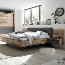 Subito a casa e in tutta sicurezza con ebay! Bett 180x200 Cm Doppelbett Schlafzimmer Bettanlage Alpine Lodge Beton Alicante Ebay