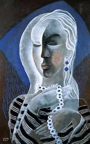 Bela Kadar Young Woman With Necklace Early 1930s Figurative Artists Lovers Art Figurative Artwork