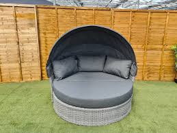 What is the best rattan daybed? Olivia Double Rattan Daybed In Grey Free Delivery Two Seater Garden Day Bed