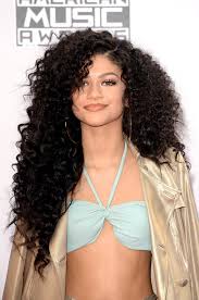 African american hairstyles have a lot of freedom in terms of color. Pics Zendaya S American Music Awards Look Big Curls In Her Hair Hollywood Life
