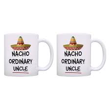 Be the first to review father's day coffee mug cancel reply. Uncle Fathers Day Mug Nacho Ordinary Uncle Cup Pun Coffee Mug 2 Pack Coffee Mugs Tea Cups Multi Walmart Com Walmart Com