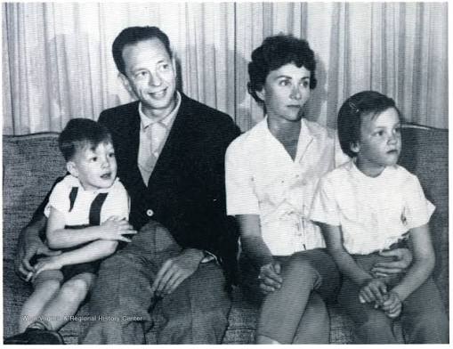 Don Knotts with Family - West Virginia History OnView | WVU Libraries