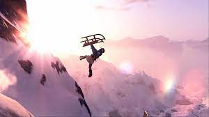 Dress up for the craziest party in the steep alps! Sled Epic Camera Shots Steep