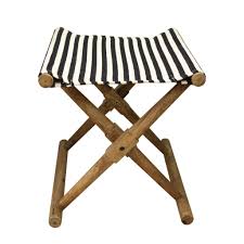 Black And White Striped Stool Striped Folding Stool Set Shop Accent Furniture Stool Folding Stool Modern Stools