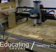 Use CNC like Jointer Planer / Resurfacing Oak Chopping Board
