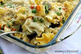 A great chicken noodle casserole recipe is posted on paula deen's site. Mommy S Kitchen Recipes From My Texas Kitchen Creamy Chicken Noodle Bake