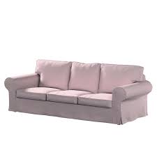 Ikea farlov replacement cover 2 seater sofabed 003.483.12 tallmyra *sale*. Ektorp 3 Seater Sofa Bed Cover For Model On Sale In Ikea 2004 2012 Pastel Pink 704 51 222x98x76 Cm Dekoria