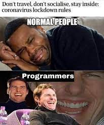 Textual corona memes and jokes. Programmers Memes On Twitter Developer Fun Jokes Programming Tech Code Coding Humor Meme Memes Coders How It S Going With The Lockdown Https T Co 7qtbozbl0s