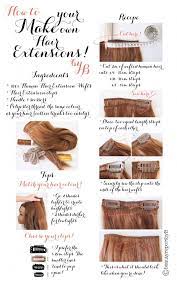 How To Make Your Own Hair Extensions Diy Hair Extensions Hair Extensions Best Hair Extension Clips